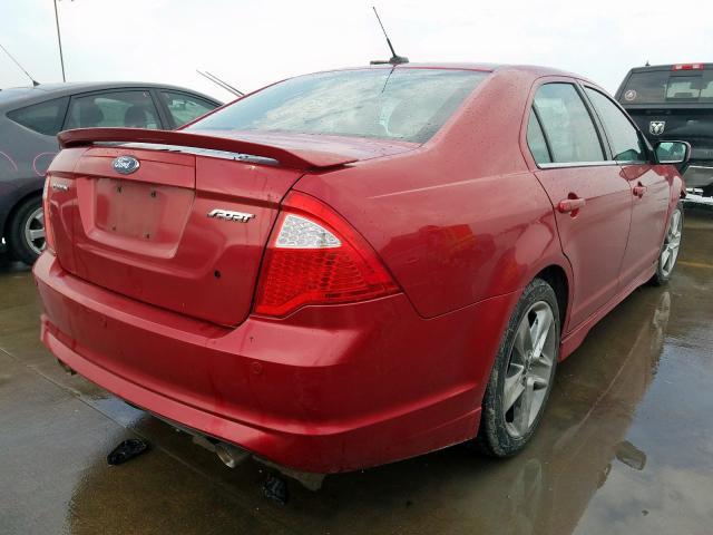 3FAHP0KC1CR184431 - 2012 FORD FUSION SPORT  photo 4