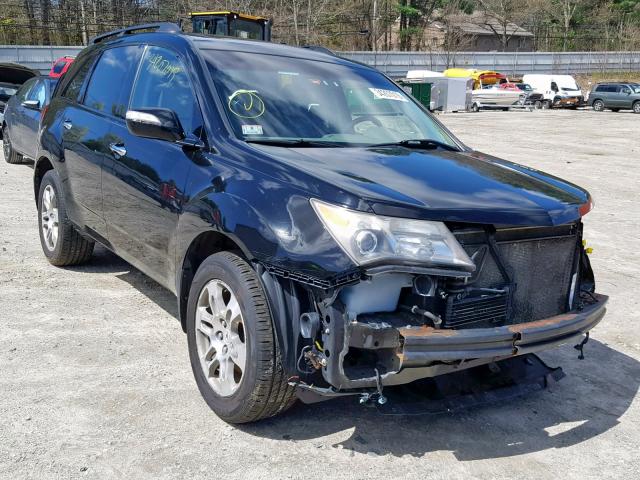 2HNYD282X8H538148 - 2008 ACURA MDX BLACK photo 1