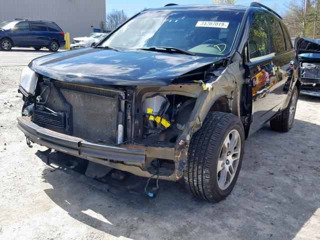 2HNYD282X8H538148 - 2008 ACURA MDX BLACK photo 2