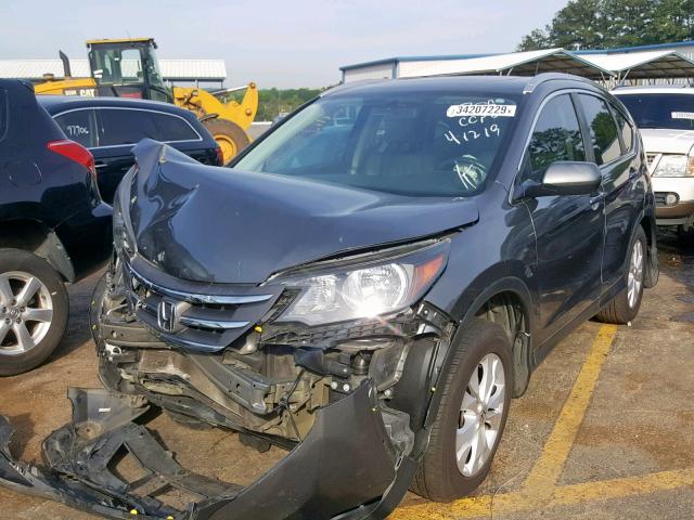 2HKRM3H70EH540389 - 2014 HONDA CR-V EXL CHARCOAL photo 2