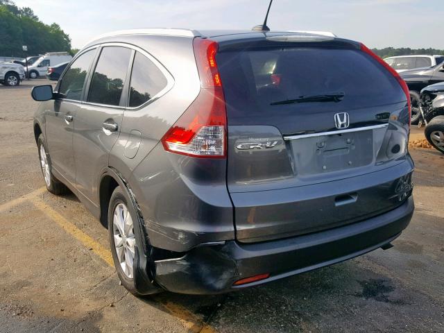 2HKRM3H70EH540389 - 2014 HONDA CR-V EXL CHARCOAL photo 3