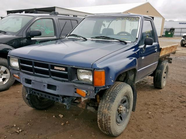 JT4RN63R4G5004300 - 1986 TOYOTA PICKUP RN6 BLUE photo 2