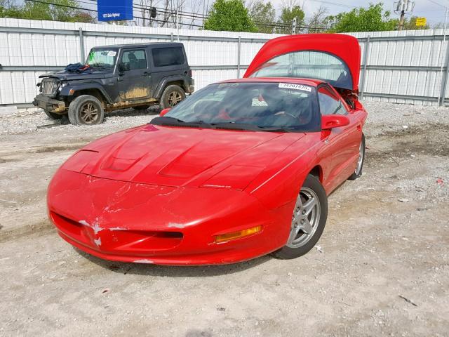 2G2FV22P1R2226906 - 1994 PONTIAC FIREBIRD F RED photo 2