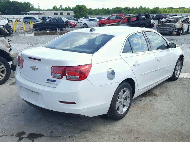 1G11B5SL8EF211351 - 2014 CHEVROLET MALIBU LS WHITE photo 4