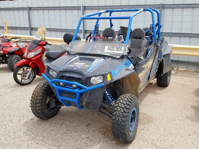 4XAXT9EA7DB792077 - 2013 POLARIS RZR 4 900 BLUE photo 2