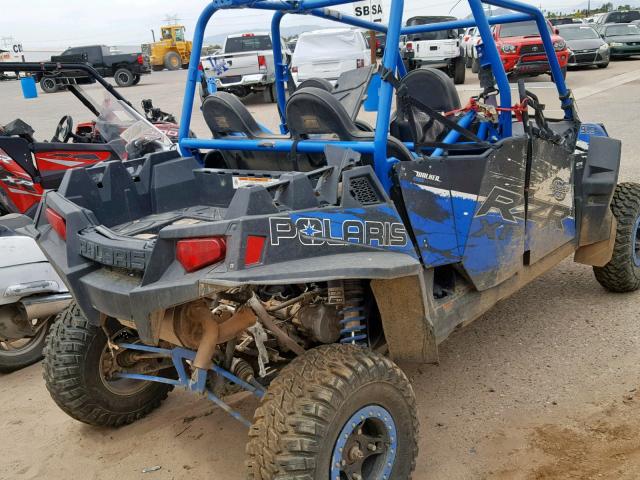 4XAXT9EA7DB792077 - 2013 POLARIS RZR 4 900 BLUE photo 4