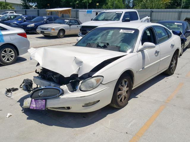 2G4WD582871212737 - 2007 BUICK LACROSSE C WHITE photo 2