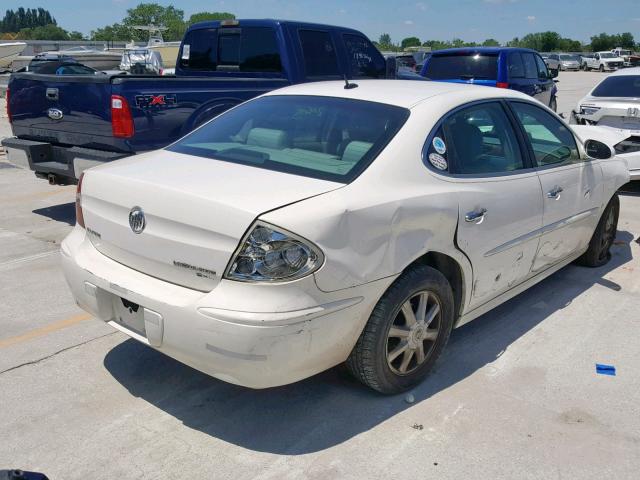 2G4WD582871212737 - 2007 BUICK LACROSSE C WHITE photo 4