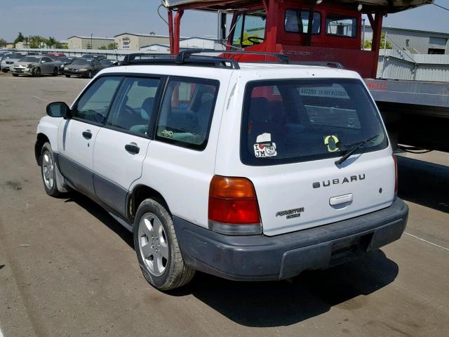 JF1SF6352XG738374 - 1999 SUBARU FORESTER L WHITE photo 3