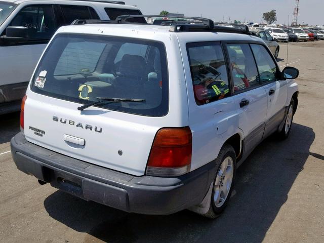 JF1SF6352XG738374 - 1999 SUBARU FORESTER L WHITE photo 4