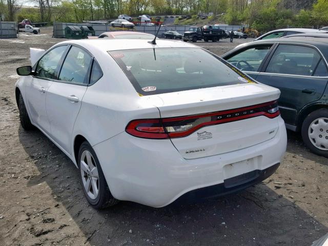 1C3CDFBB6GD538535 - 2016 DODGE DART SXT WHITE photo 3