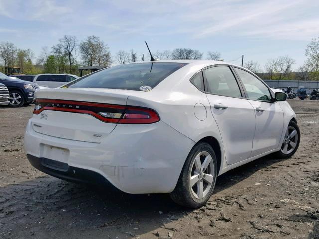 1C3CDFBB6GD538535 - 2016 DODGE DART SXT WHITE photo 4