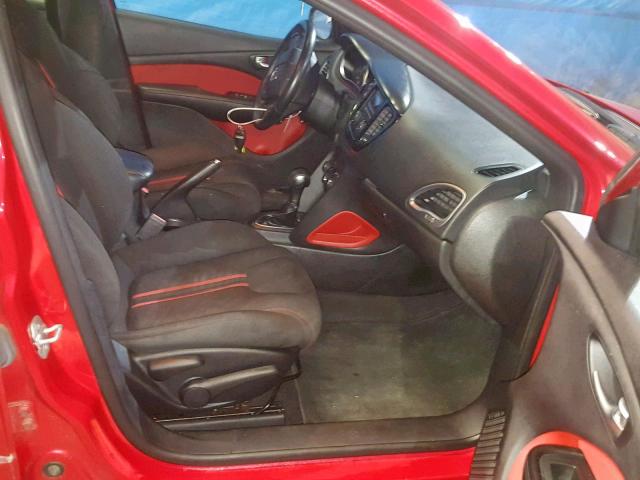 1C3CDFBA8DD106550 - 2013 DODGE DART SXT RED photo 5