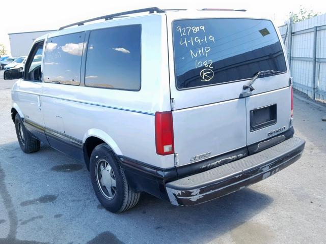 1GNDM19W7WB201627 - 1998 CHEVROLET ASTRO GRAY photo 3