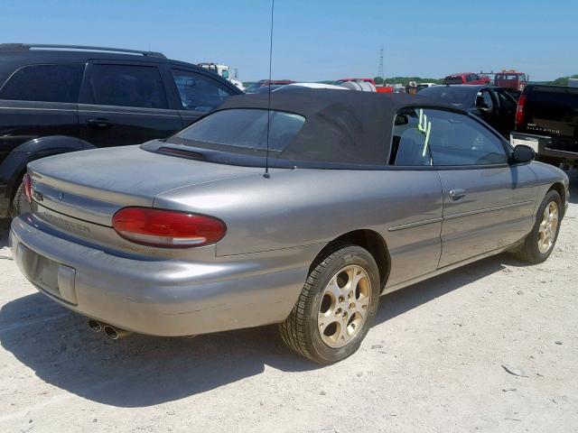 3C3EL55H9XT584618 - 1999 CHRYSLER SEBRING JX SILVER photo 4