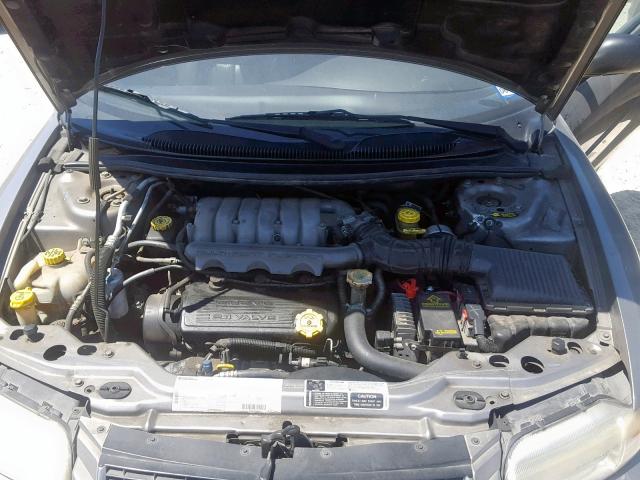 3C3EL55H9XT584618 - 1999 CHRYSLER SEBRING JX SILVER photo 7