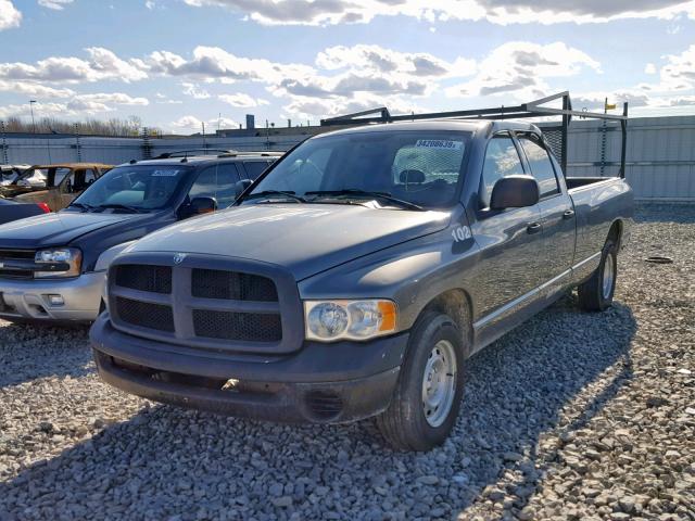 1D7HA18P95J611210 - 2005 DODGE RAM 1500 S GRAY photo 2