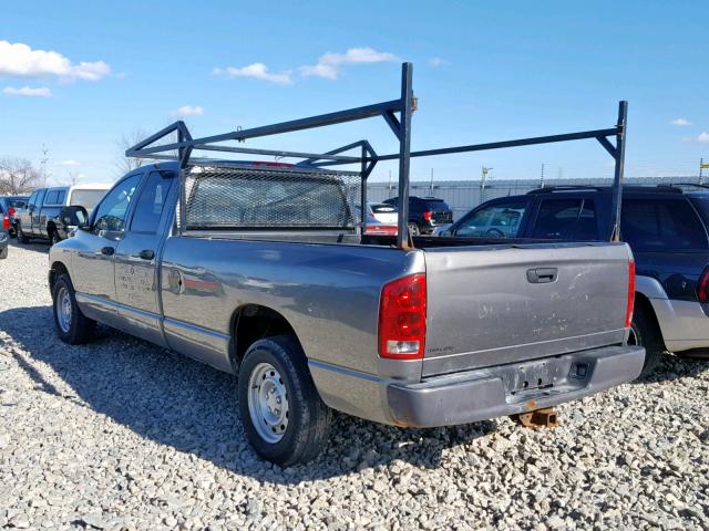 1D7HA18P95J611210 - 2005 DODGE RAM 1500 S GRAY photo 3