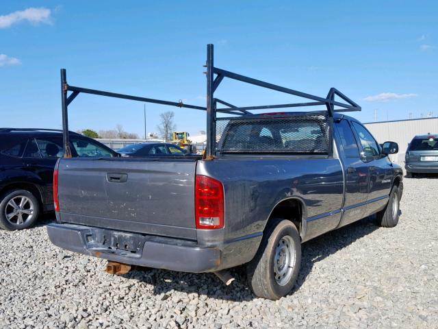 1D7HA18P95J611210 - 2005 DODGE RAM 1500 S GRAY photo 4