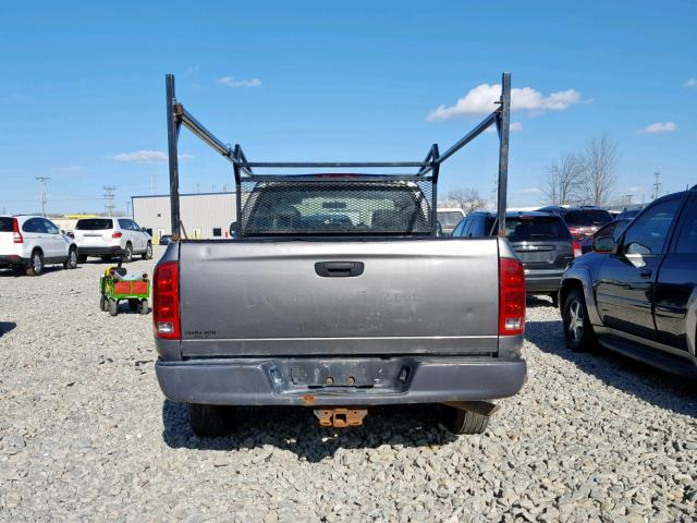 1D7HA18P95J611210 - 2005 DODGE RAM 1500 S GRAY photo 9