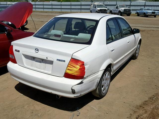 JM1BJ2228Y0305015 - 2000 MAZDA PROTEGE DX WHITE photo 4