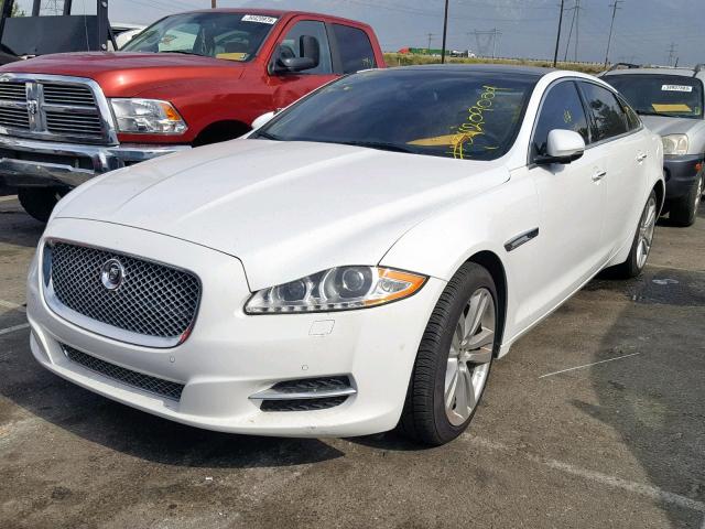 SAJWA2GB3DLV40765 - 2013 JAGUAR XJL PORTFO WHITE photo 2