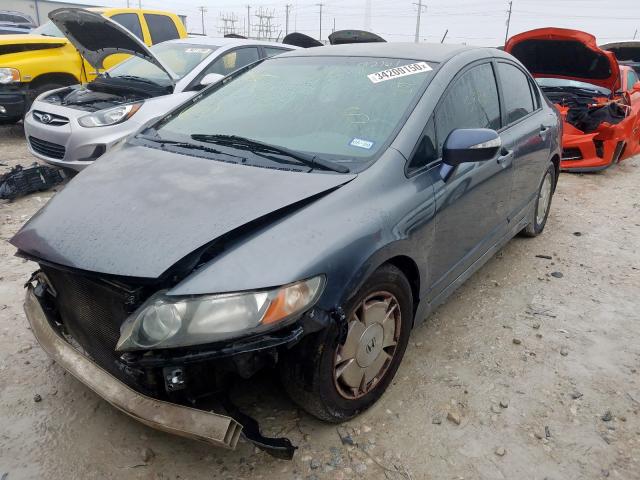 JHMFA36239S012161 - 2009 HONDA CIVIC HYBRID  photo 2