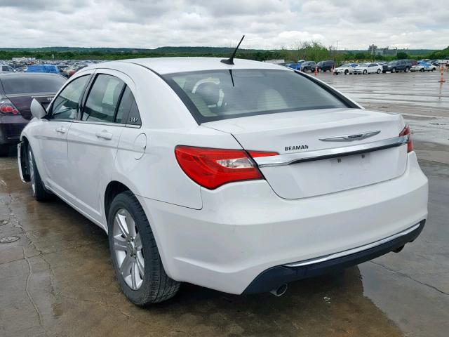 1C3CCBBG3CN130862 - 2012 CHRYSLER 200 TOURIN WHITE photo 3