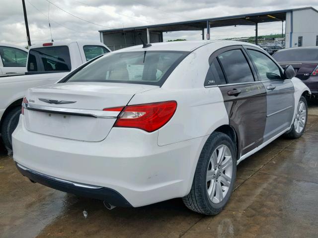 1C3CCBBG3CN130862 - 2012 CHRYSLER 200 TOURIN WHITE photo 4