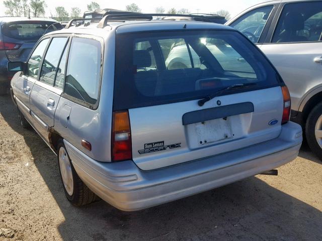 1FASP15J9SW366783 - 1995 FORD ESCORT LX GRAY photo 3