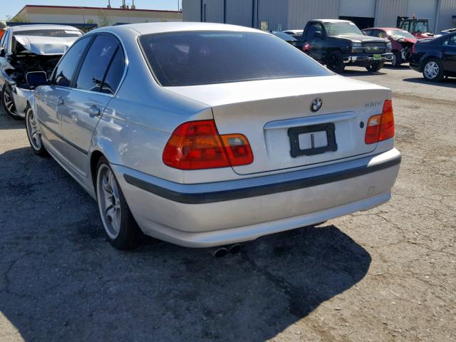 WBAEV53402KM24236 - 2002 BMW 330 I SILVER photo 3