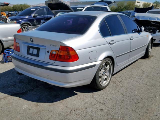 WBAEV53402KM24236 - 2002 BMW 330 I SILVER photo 4