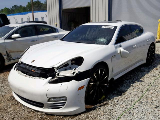 WP0AB2A71AL064778 - 2010 PORSCHE PANAMERA S WHITE photo 2