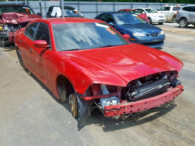 2C3CDXHGXEH152595 - 2014 DODGE CHARGER SX RED photo 1