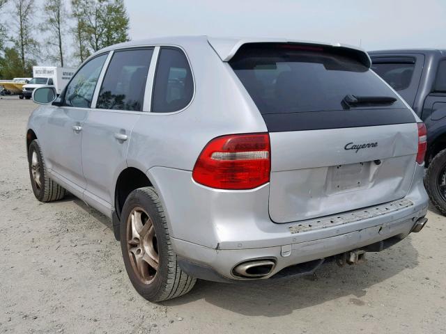 WP1AA29P98LA00648 - 2008 PORSCHE CAYENNE SILVER photo 3