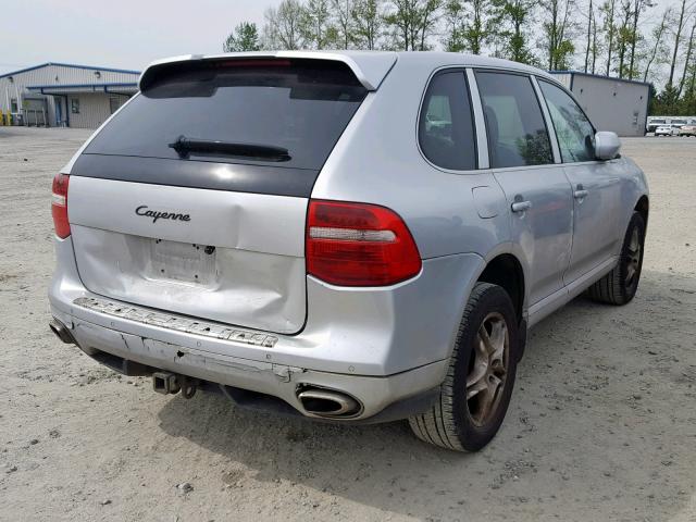 WP1AA29P98LA00648 - 2008 PORSCHE CAYENNE SILVER photo 4