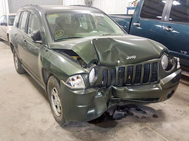 1J8FT47W37D219226 - 2007 JEEP COMPASS GREEN photo 1