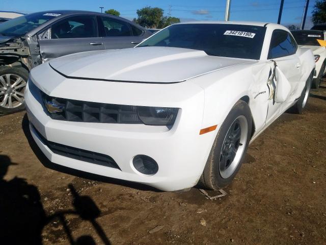 2G1FE1E30D9224572 - 2013 CHEVROLET CAMARO LS  photo 2