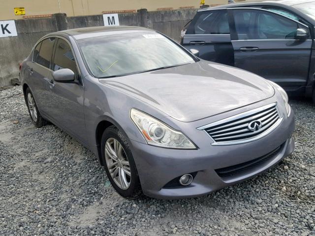 JN1CV6AR0AM454809 - 2010 INFINITI G37 GRAY photo 1