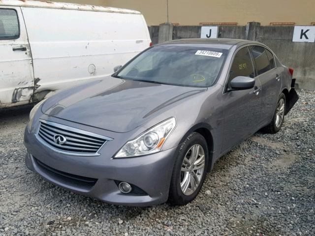 JN1CV6AR0AM454809 - 2010 INFINITI G37 GRAY photo 2