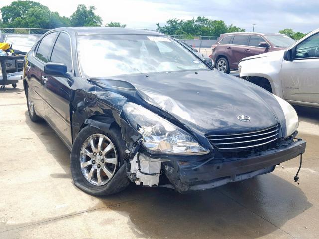 JTHBF30G830142153 - 2003 LEXUS ES 300 BLACK photo 1