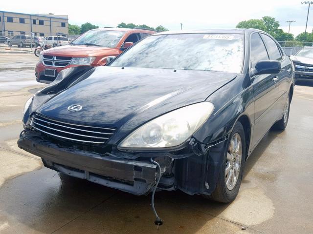 JTHBF30G830142153 - 2003 LEXUS ES 300 BLACK photo 2