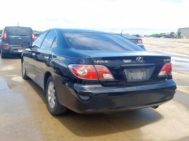 JTHBF30G830142153 - 2003 LEXUS ES 300 BLACK photo 3