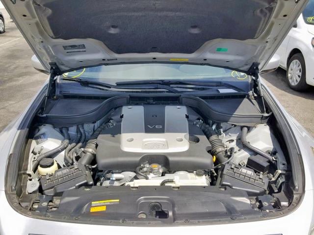 JN1DV6AP7BM830619 - 2011 INFINITI G25 BASE SILVER photo 7