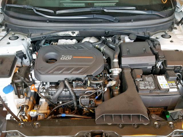 5NPE34AB9JH668095 - 2018 HYUNDAI SONATA SPO SILVER photo 7