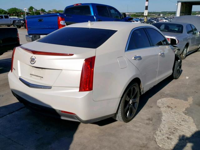 1G6AA5RA2D0178124 - 2013 CADILLAC ATS WHITE photo 4