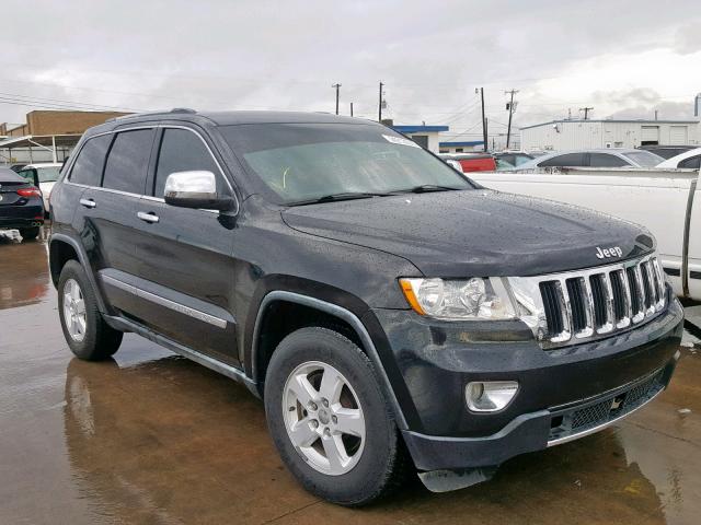 1C4RJEAG6CC237110 - 2012 JEEP GRAND CHER BLACK photo 1