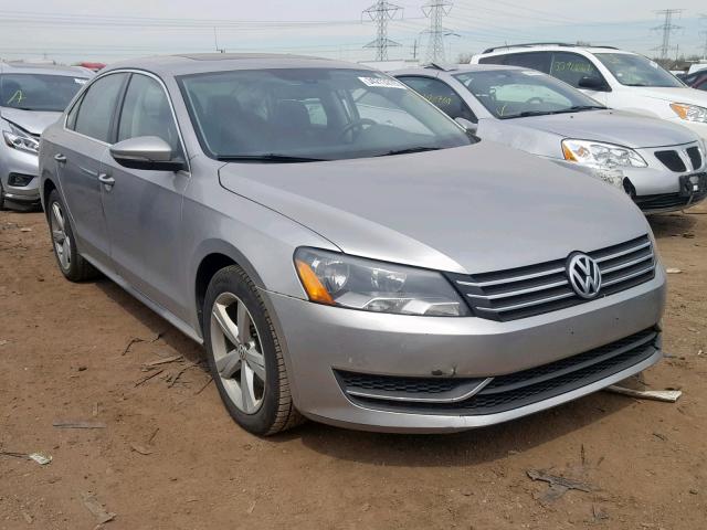 1VWBH7A30CC044003 - 2012 VOLKSWAGEN PASSAT SE SILVER photo 1