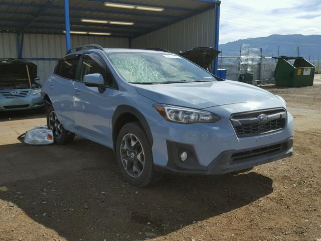 JF2GTACC1JH252667 - 2018 SUBARU CROSSTREK BLUE photo 1