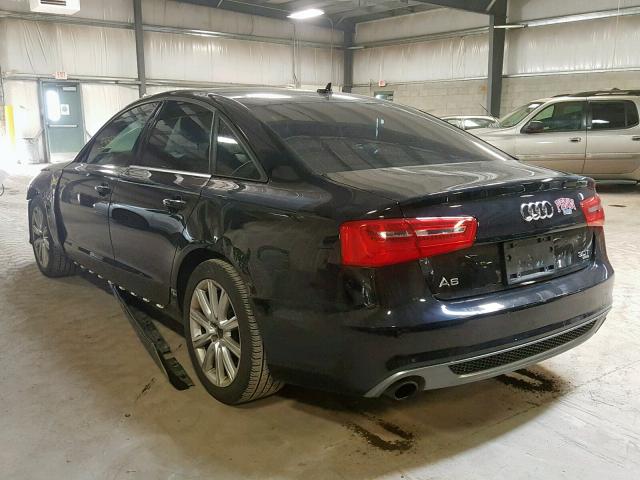 WAUFGAFC1CN045840 - 2012 AUDI A6 PREMIUM BLACK photo 3